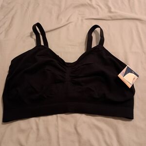 Kindred Bravely Pumping Black Bra (large-busty)